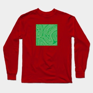 Stitches On Green Long Sleeve T-Shirt